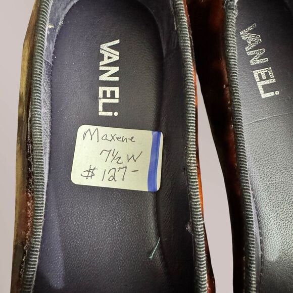 Vaneli Maxene Women’s Lightweight Brown Leather Flats / SZ: 7.5W - Picture 5 of 10